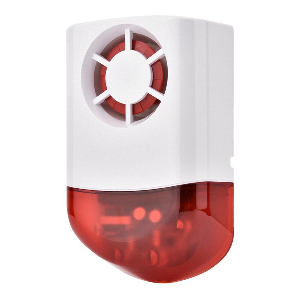 Smart Trådlöst Akusto-optiskt Säkerhetslarmsystem Siren 433MHZ