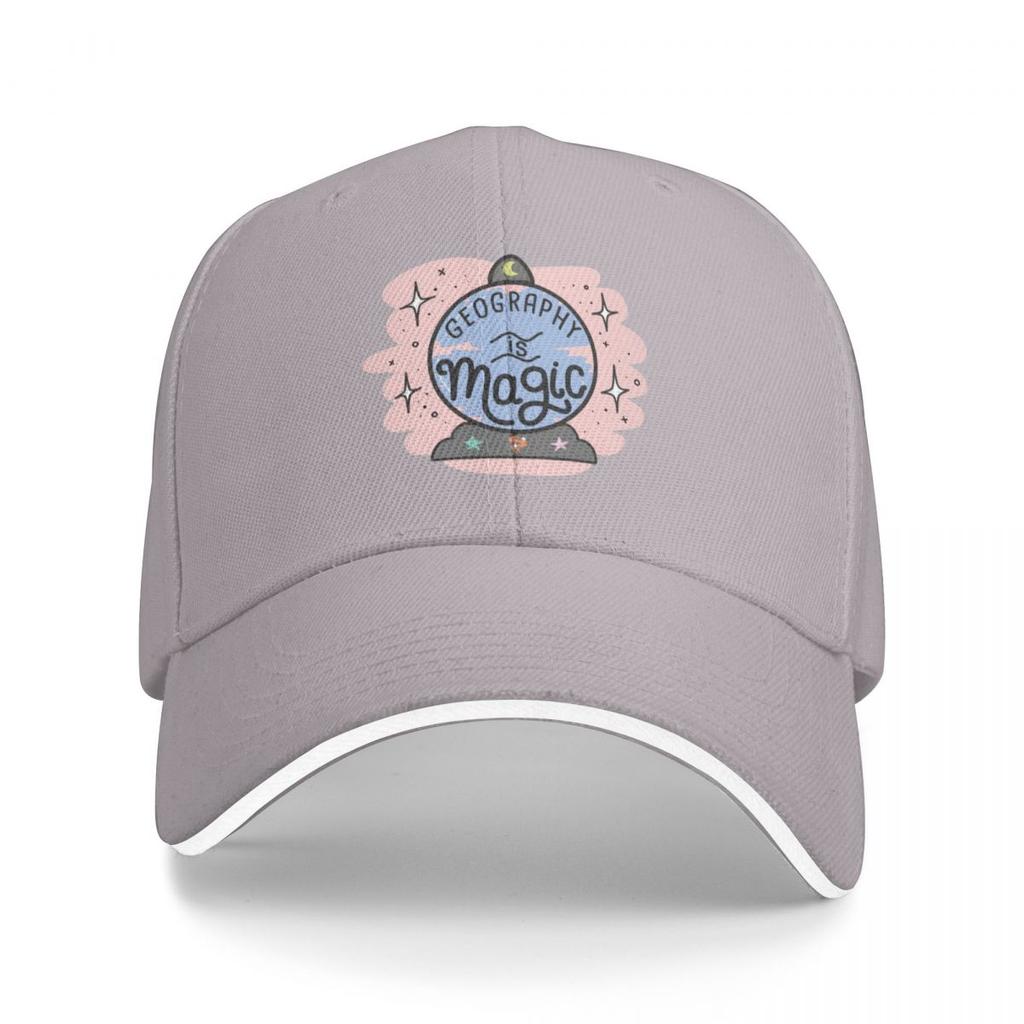 Geography Is Magic Baseball Cap Sun Hat Beach Golf Hard Hat Woman Mens