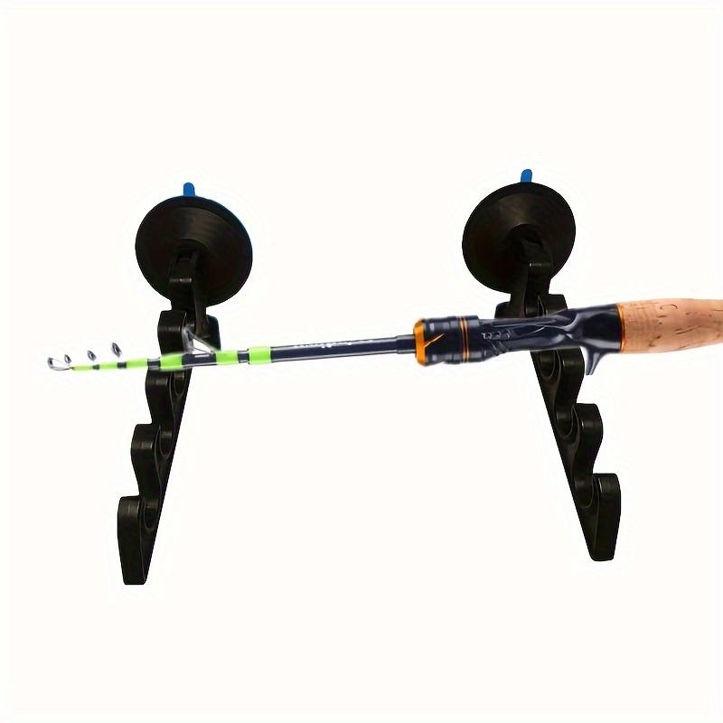 Suction Cup Vehicle Fishing Rod Storage Rack, Car Mounted Fishing Rod Placement Bracket, Fishing Accessories Organizer Holder