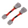 2PCS Headlight Conversion Adapter Wiring Harness Dustproof Fit for 350z 2003?2005