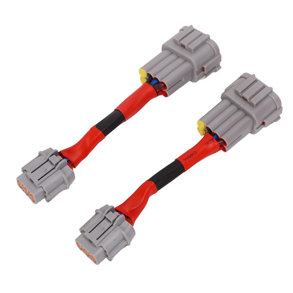 2PCS Headlight Conversion Adapter Wiring Harness Dustproof Fit for 350z 2003?2005