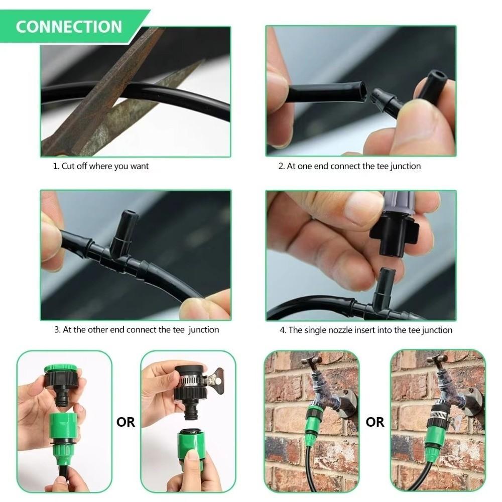 5-30M Drip Irrigation System Fog Nozzles Spray Misting System Micro Irrigation Sprayer  Summer