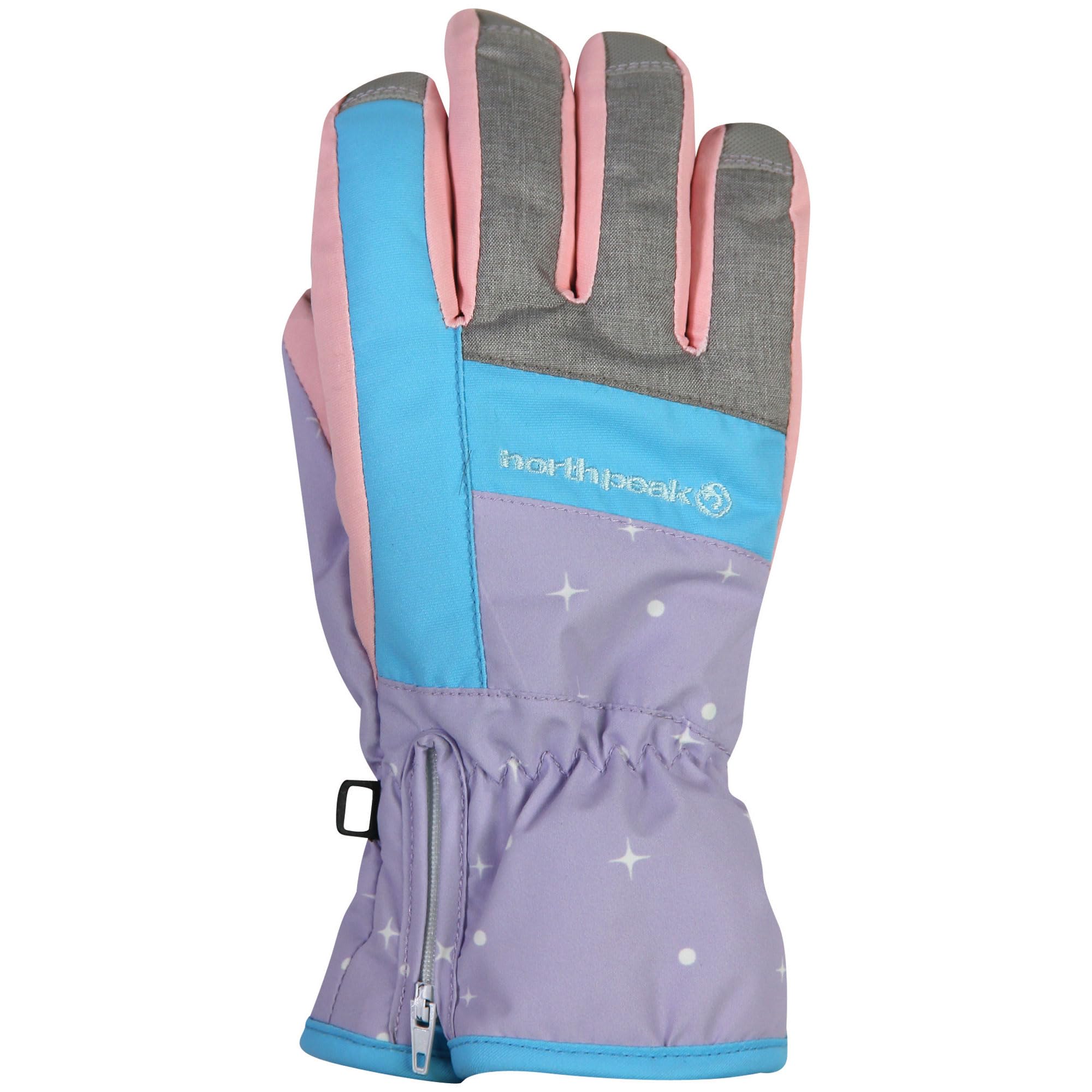 

North Peak NP-4073 PU Gloves for Skiing and Snow Play, Kids and Juniors, 140cm