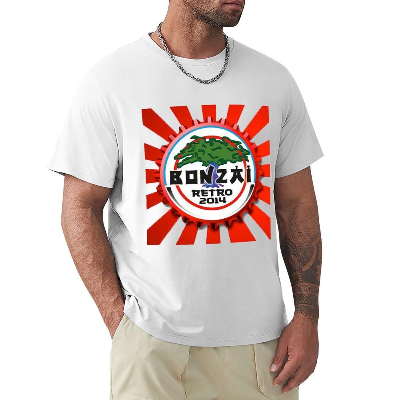Bonzai Records Logo Tshirt Nonshrink Basic Cotton Tshirt S