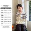 YOJIA Winter 2025 Girls' Stylish Thick Knit Pullover Sweater