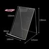 M-1pcs Clear Acrylic Display Book Stand Easel Holder For Displaying Picture Albums, Books, Music Sheets, Artworks,CDs, Etc