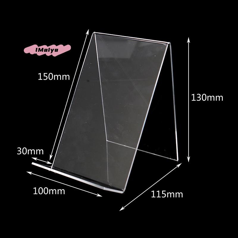 M-1pcs Clear Acrylic Display Book Stand Easel Holder For Displaying Picture Albums, Books, Music Sheets, Artworks,CDs, Etc