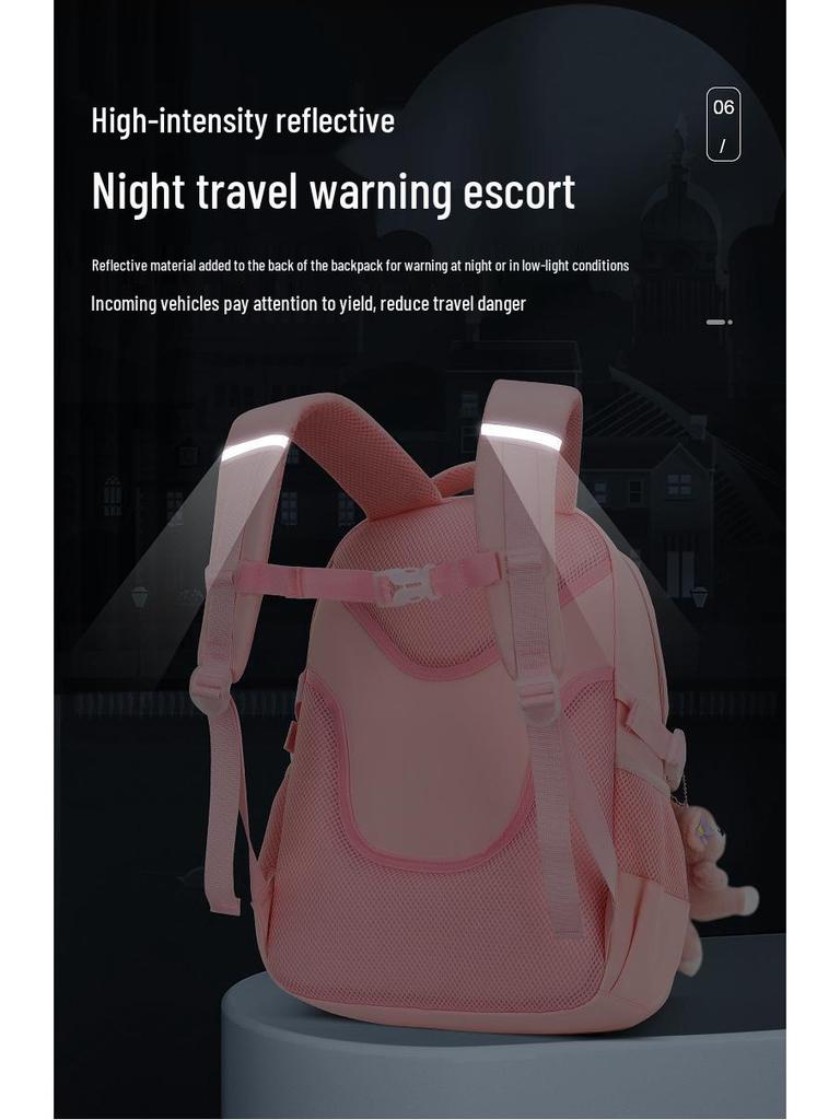 Lightweight Backpack for Girls - Large Capacity for Grades 3-12