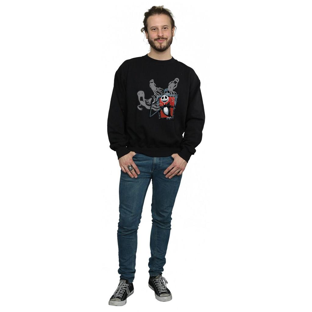Disney Mens Nightmare Before Christmas Ghosts Of Jack Sweatshirt