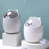 Mini Desktop Trash Can Cute Appearance Large Opening Desk Plastic Garbage Can Detachable Waste