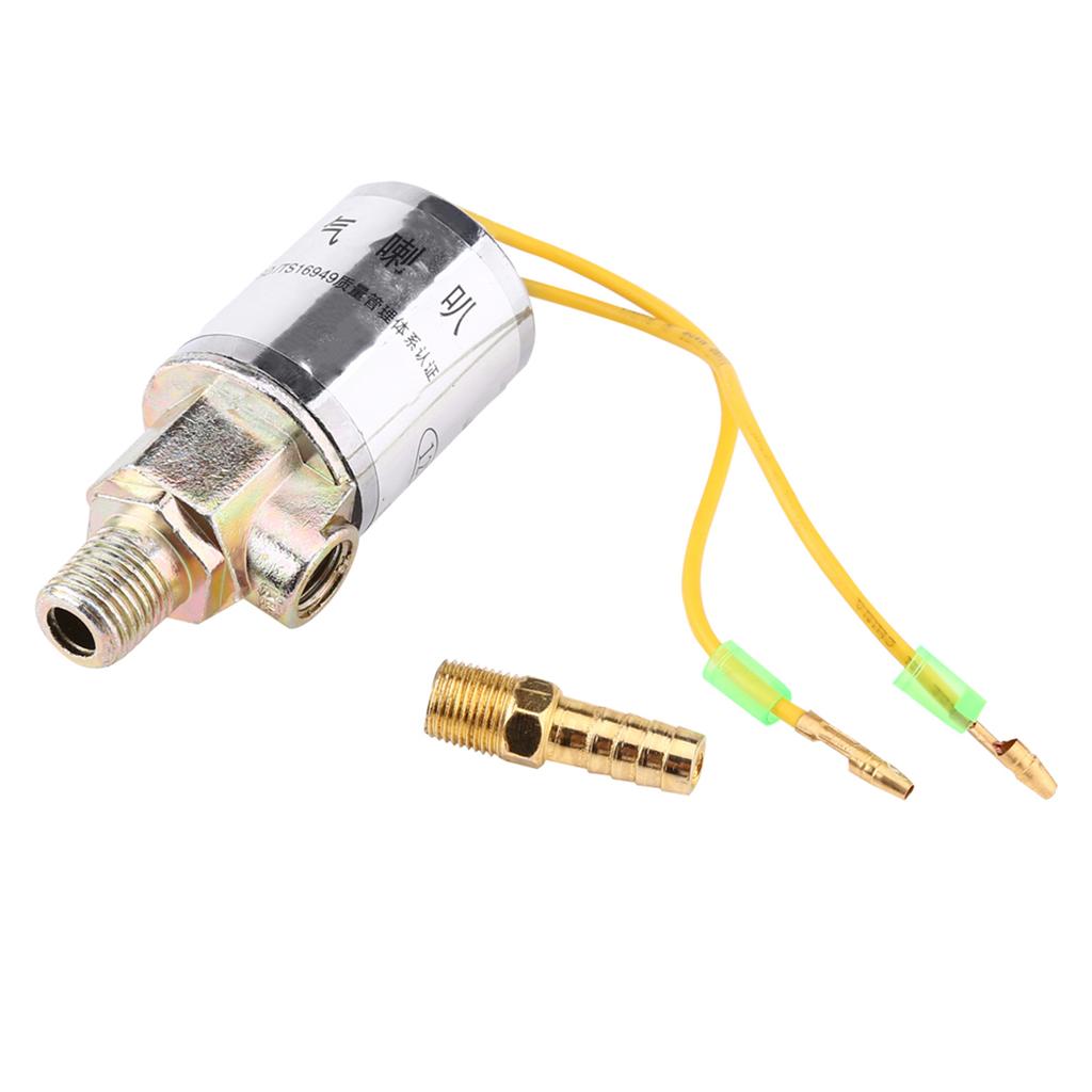 Horn Solenoid Valve 12V 1Celsius4NPT Pneumatic Solenoid Valve with Horns and Ride Systems Compatible with Car Truck