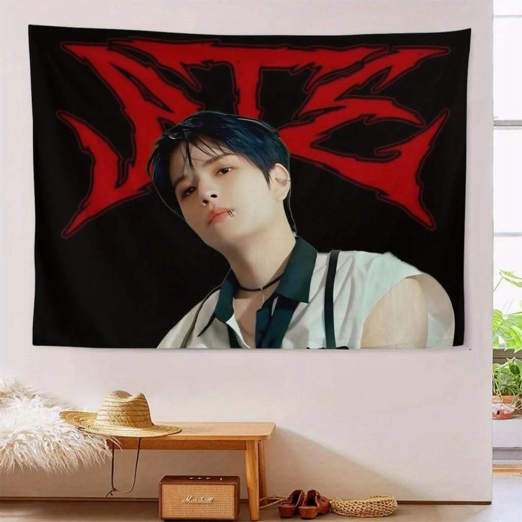 SKZ Kim Seungmin Nature Inspired Tapestry  Balcony  Sunroom Wall Hanging Brings Outdoor Calmness to Indoor Retreat SKZ Fan