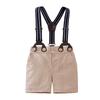 Summer Boys' Baby Gentleman Dress Printed Crawler Clothing Baby Triangle Ha Clothing