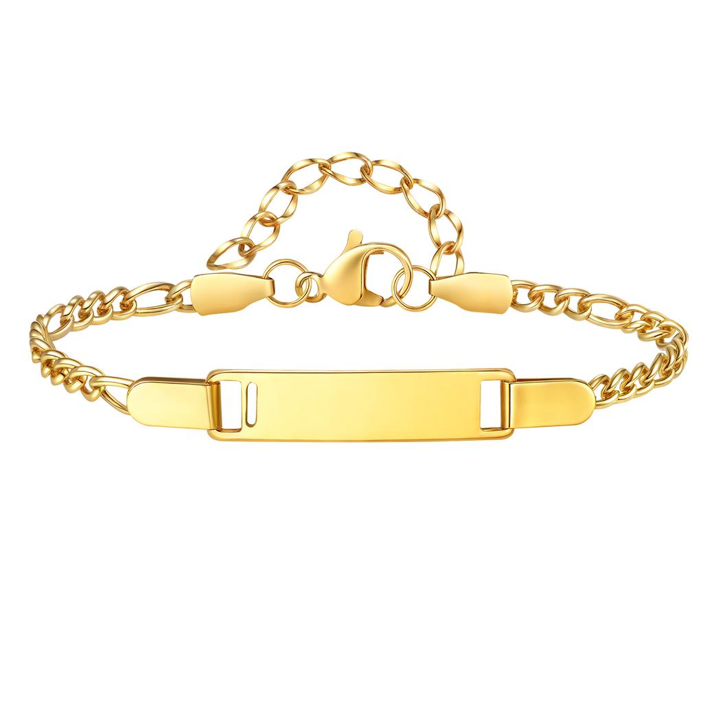 Free Engraving Name Hollow Initial A-Z Letter Bracelet for Women, Stainless Steel Bracelet, Personalized Fashion Jewelry Gift