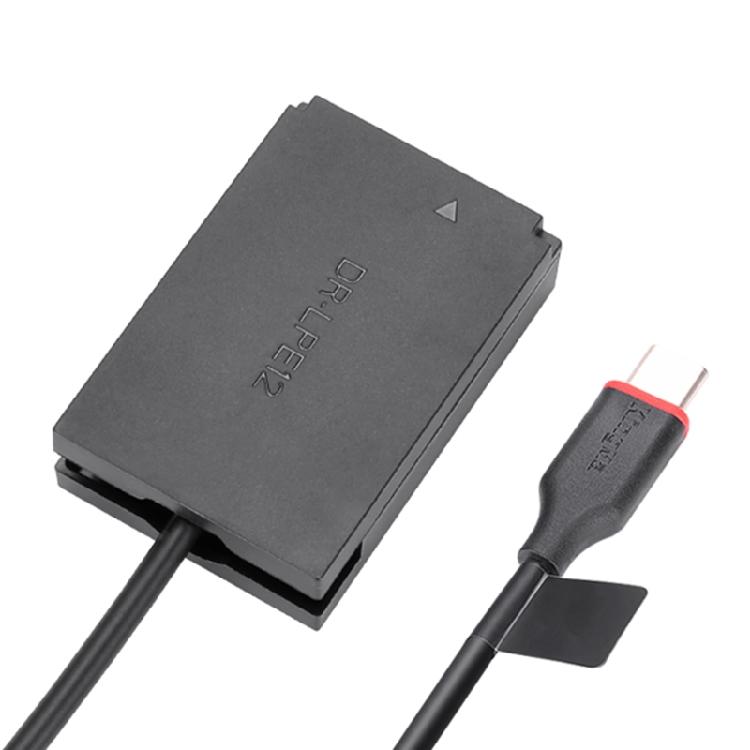 LP-E12 Replacement Dummy Battery Power Supply Adapter for DC Coupler Charger Kit