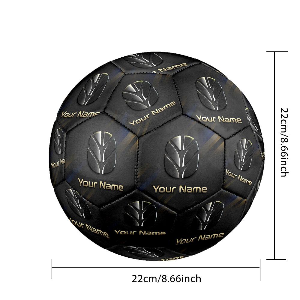 New Holland Size 5 Football, Custom Name Text Personalized Soccer Ball Sport Training Gift