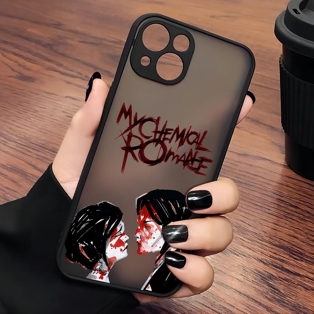 My Chemical Romance Phone Case For iPhone 16 15 14 13 12 11 Mini Pro Max X XR XSMax 7 8 Plus Matte Transparent Back Cover