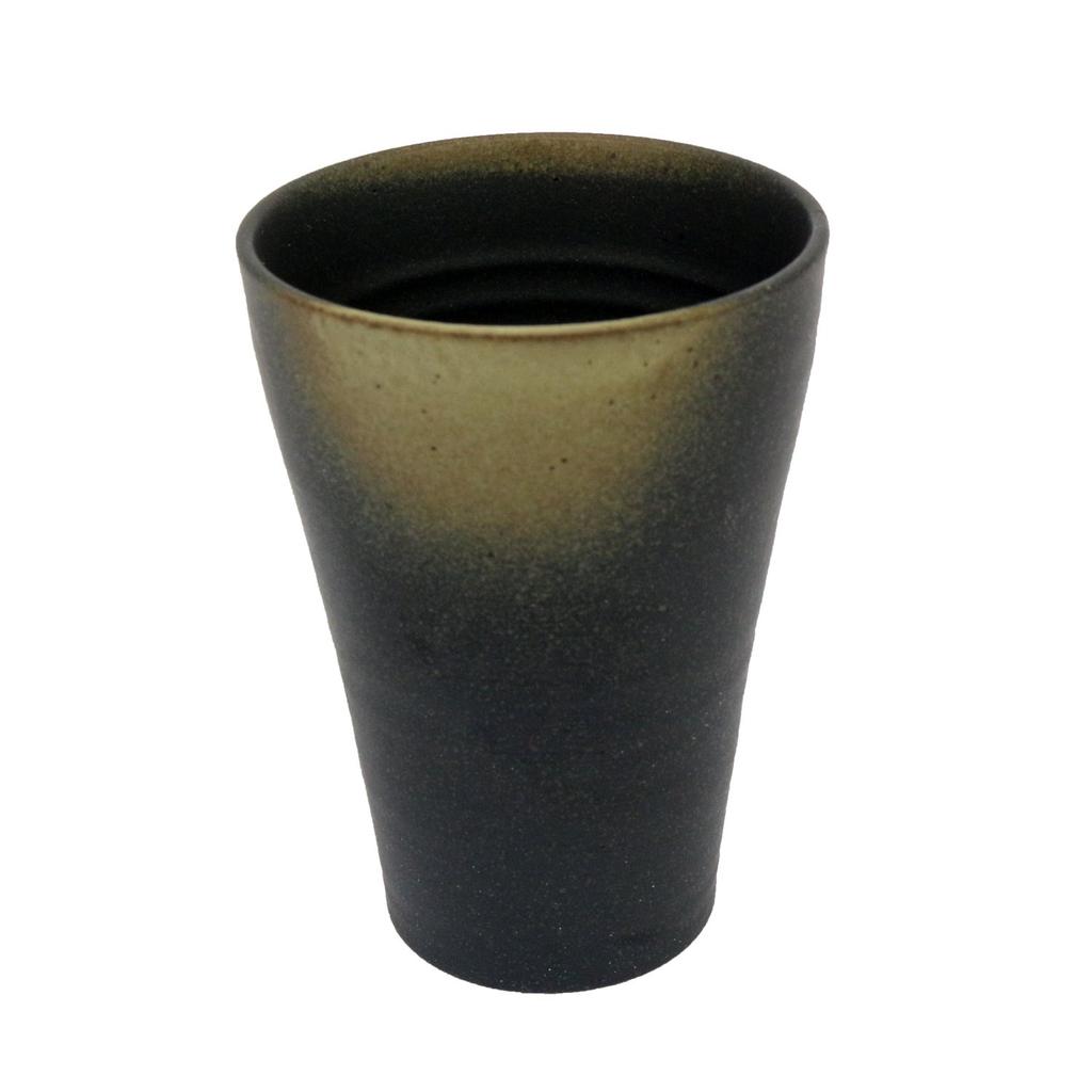 Castle Enterprise Mino Ware Japanese Cafe Series Fatty Tumbler, Iga Bizen Style, Set of 10