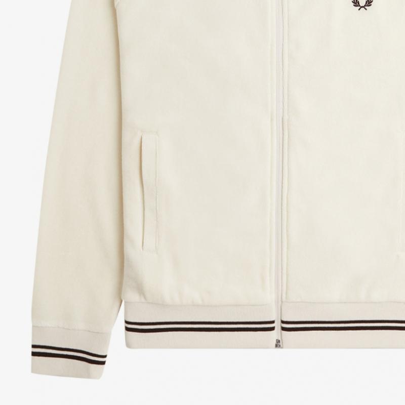 Fred Perry [sport] Toweling Track Jacket   Ecru Afpm2417805 560