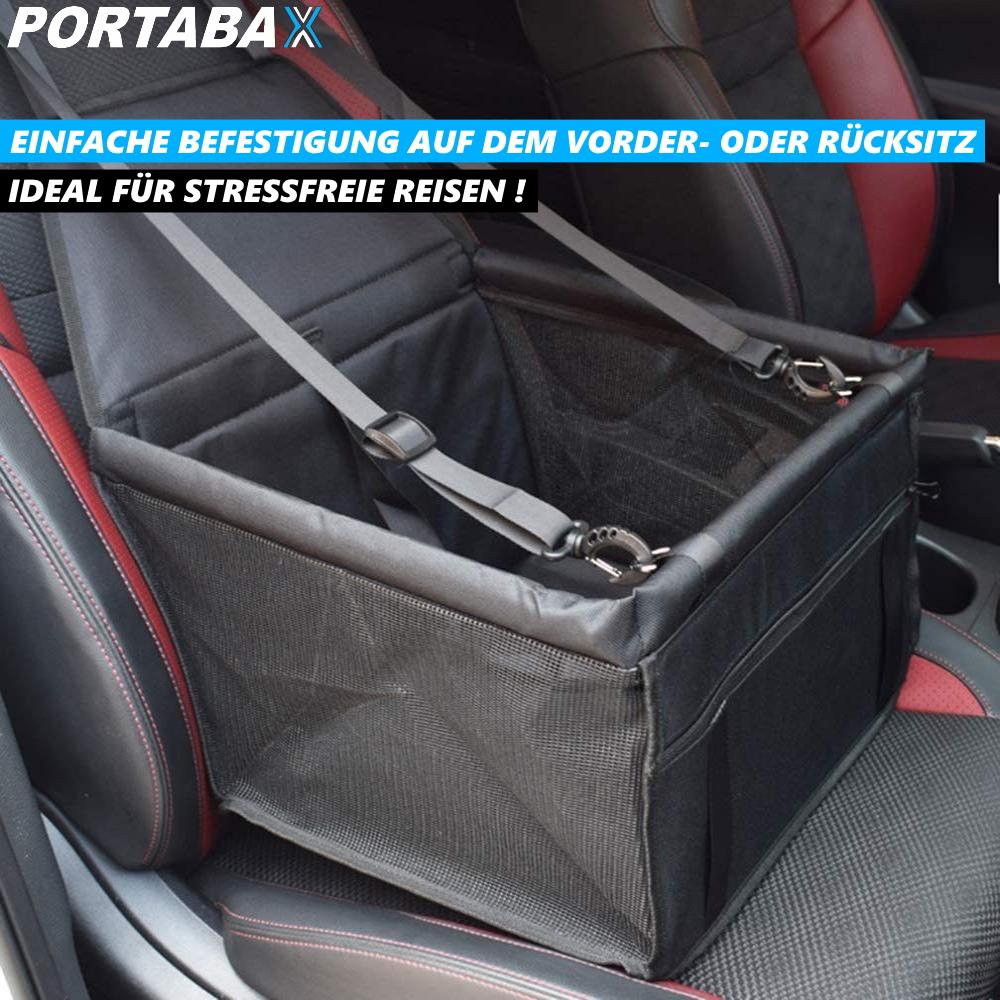 PORTABAX Auto Hundetasche Haustier Hund Katze Tasche Transporttasche für Auto