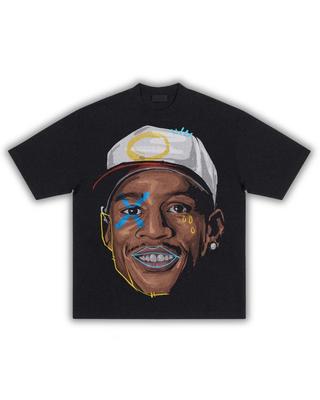 Het Antwoord Iverson Hoofd Boxy Vintage Shirt Basketbal T-shirt Retro Streetwear Y2K Unisex T-shirt