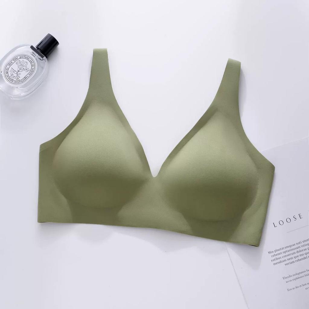 Ladies, Seamless Underwear, Underwire, Thin Cut, Adjustable Underwear, Soft Support, Breast Cuff, Bra