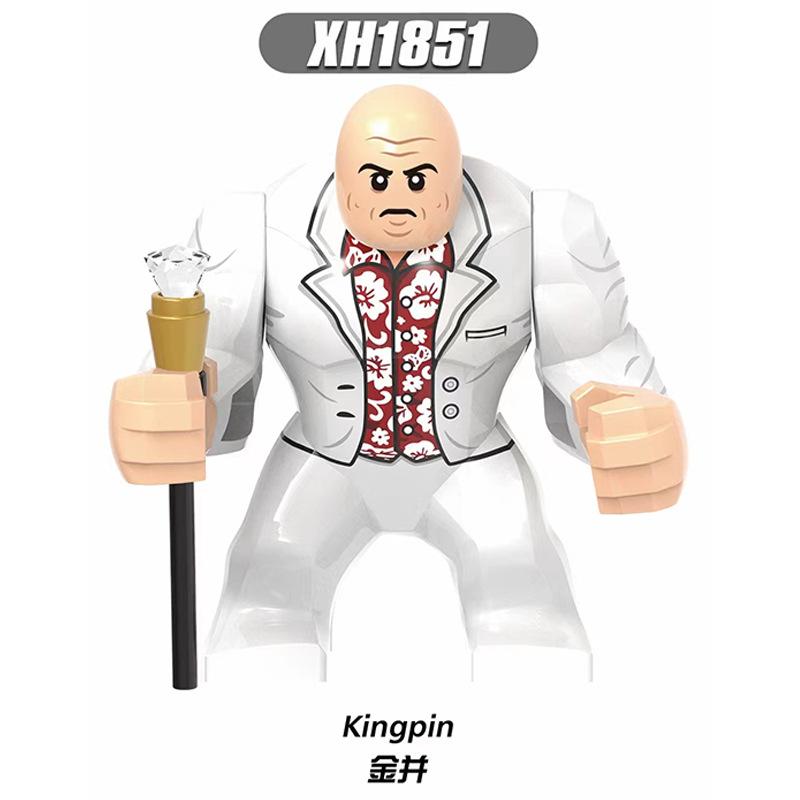 Marvel superhero building blocks, Spider Man, Venom, action characters, toys, anime characters, assembled dolls, birthday gifts