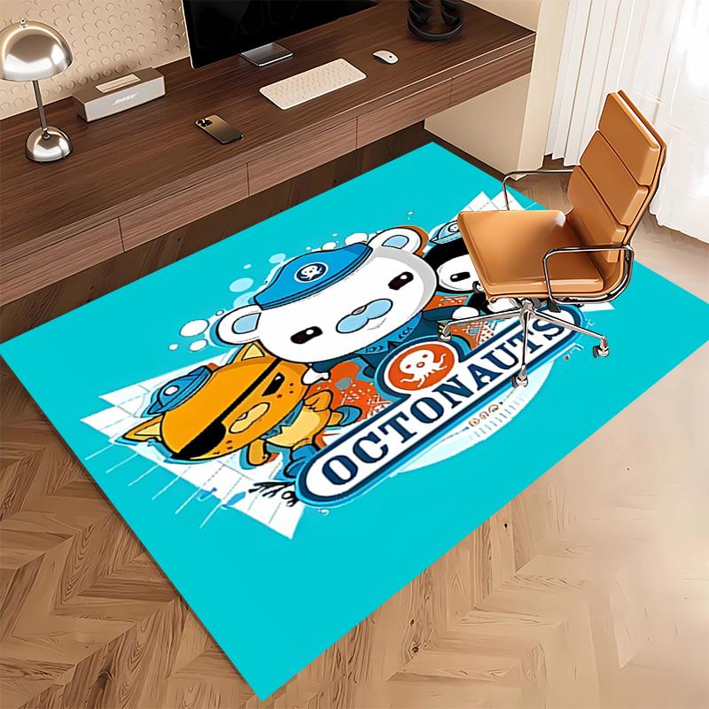 1pc The Octonauts2 Print Area Rug - Soft, Washable Non-Slip Indoor Mat, Living Room, Home Office Decorative Rug,Office Decorative