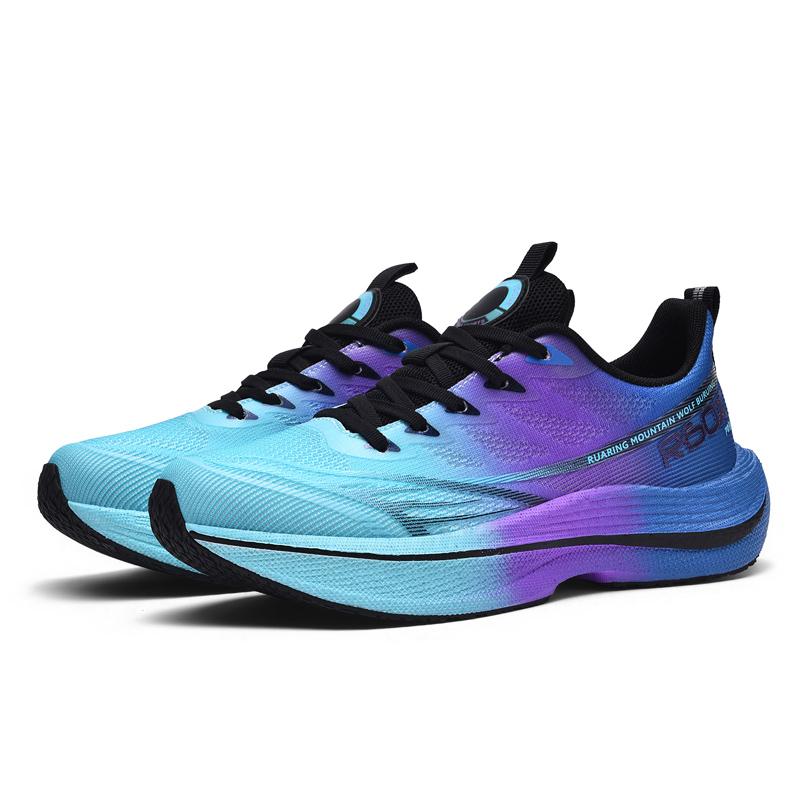 Men‘s Performance Running Shoes Advanced Cosy Breathable Lace Up Cushioned Marathon Athletic Casual Big Size Stylish Sneakers