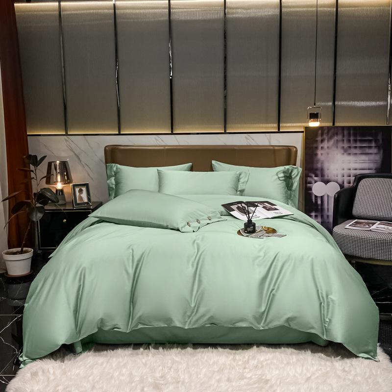 Nordic Style 60-count Xinjiang Long-staple Cotton Category A Four-piece Set High-end Pure Cotton Four-piece Duvet Cover