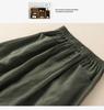 Plus Size Women's Retro High Waist A-Line Midi Skirt - Imitation Linen, Summer Slimming Style