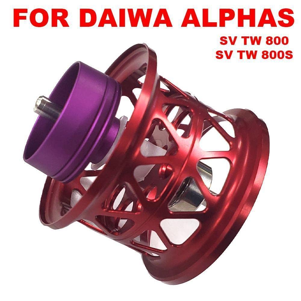VISPREA Replacement Spool for Daiwa Alphas SV TW Baitcasting Shallow Bait Finesse Metal Ultra for Retrofit and Replacement YU273 800/800s Reels,