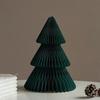 Christmas Tree Decoration Hanging Ornament Easy Assembly Festive Hanging Decor 3D Honeycomb Paper Decoration