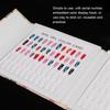 120 Colors False Nail Tips Nail Gel Color Card Nail Polish Color Swatch Book  For Studio