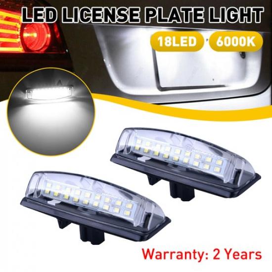

For Camry Toyota Lexus GS300 SMD 18 LED License Plate Lights 6000K Super Bright