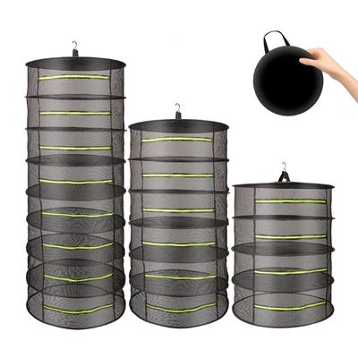 Foldable Ventilated Mesh Organiser With Hanging Hook Rustproof Nylon Designs Rack For Camping Home Storage Solution