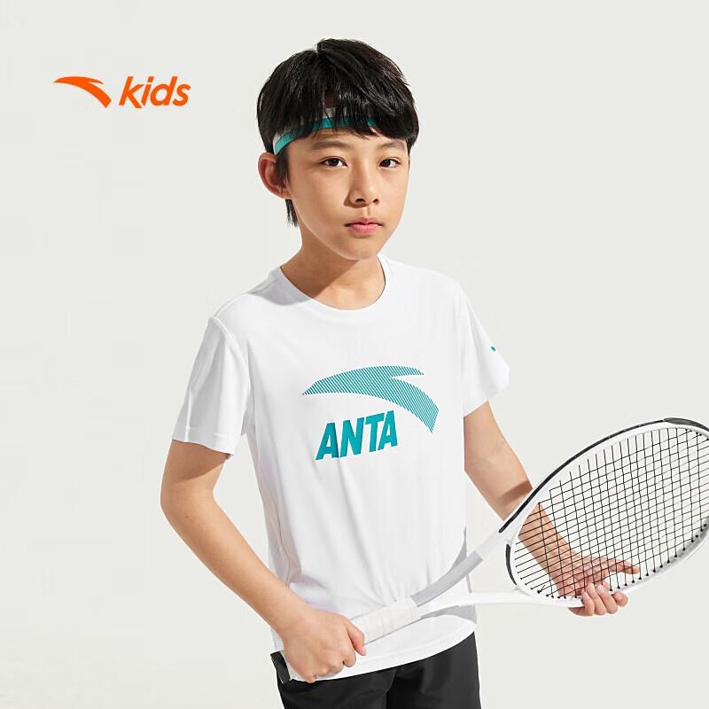 

Anta Kids 2025 Summer Ice Cool Short Sleeve Sports T-Shirt 175