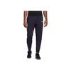 Adidas Fashion Comfortable Simple Lace-Up Knitted Sports Pants Men Bottoms Dark-Blue FJ5659
