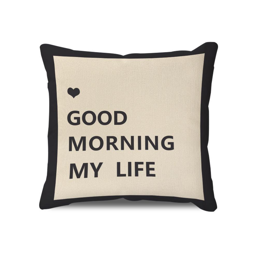 Nordic Pillow Cushion Modern Minimalist Striped Geometric Plaid Pillow Case Sofa Seat Pillow Waist