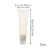 Klar 10 Stück 5ml Leere Lipgloss-Tuben Lippenstift-Röhrchen Balsam Weicher Make-up-Quetschbehälter Flasche Für den Heimgebrauch Hohe Qualität