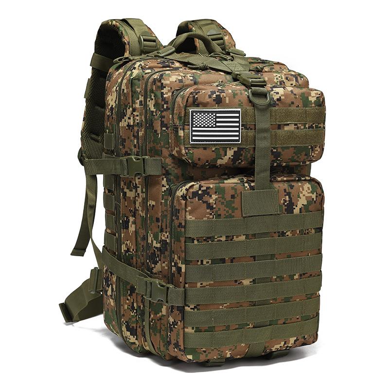 Outdoor Tactical Backpack Hiking Mountaineering Camping Large Capacity MOLLE Expands New P Backpack