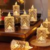 Transparent Crystal Candle Electronic Atmosphere Light Mini LED Light Candle  Home Decoration