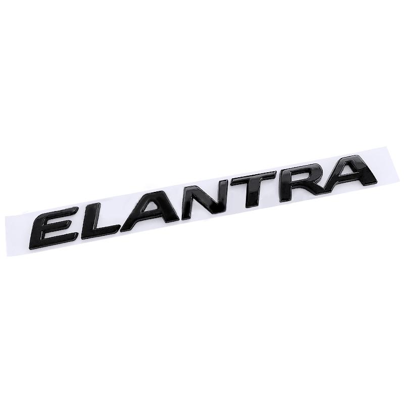 rlapg3 ABS Car Trunk Rear Badge Sticker for Hyundai ELANTRA SANTAFE TUCSON SONATA Logo Auto Decal Emblem Exterior Accessories