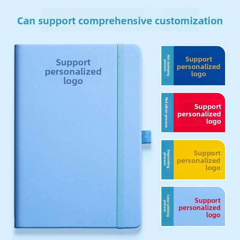 A5 Strap Promotional Notebook Custom Logo Factory Direct Business Office Thickened Notepad Diary Unbound