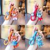 Keychain Cute Raccoon Silicone Key Ring Adorable Accessory For Bags Cars And