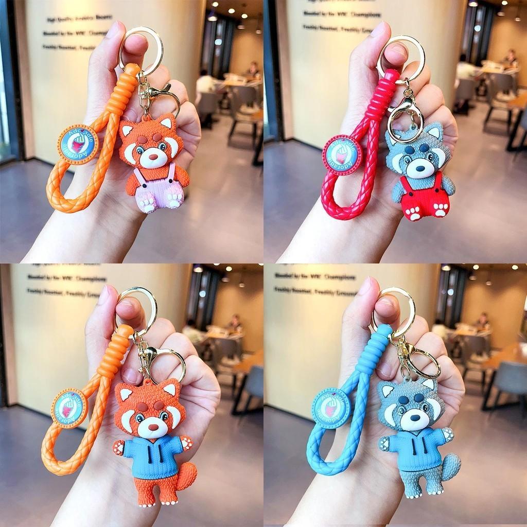 Adorable Raccoon Keychain With High-quality Silicone For Bags Cars And Keys