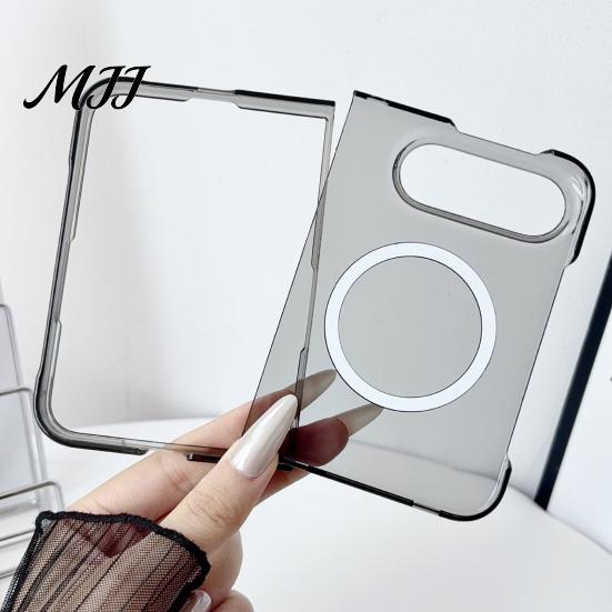Ultra Thin Foldable Case Magnetic Clear for IPhoneDuo 2026, Anti-Yellowing PC Phone Cover Anti Oxidation Material with Precise Cutouts, Ultra-Thin