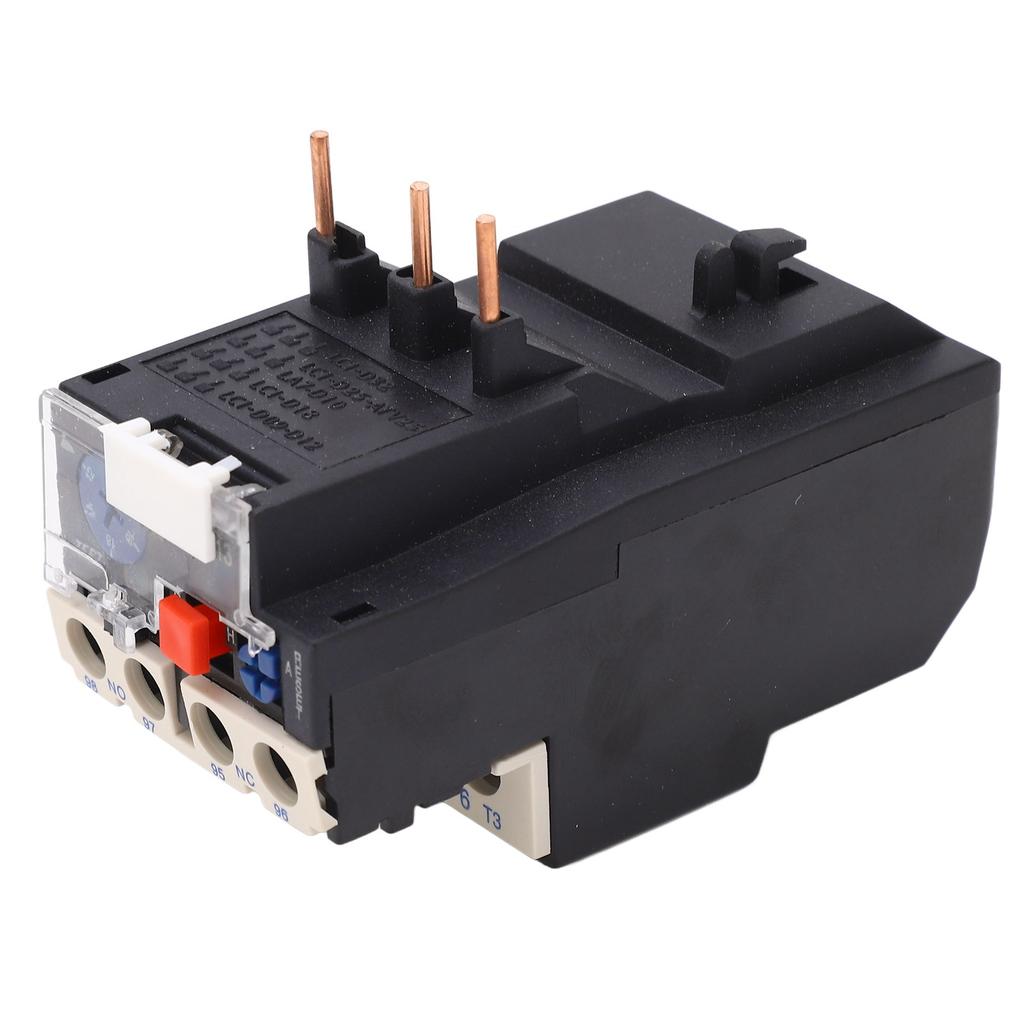 Thermal Overload Relay 1 NO 1 NC Phase Failure Protection Electric Heat Relay Protector 750V 12‑18A