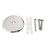 Replacement Bathtub Drain Overflow Panel with 3 Screws for Easy Install