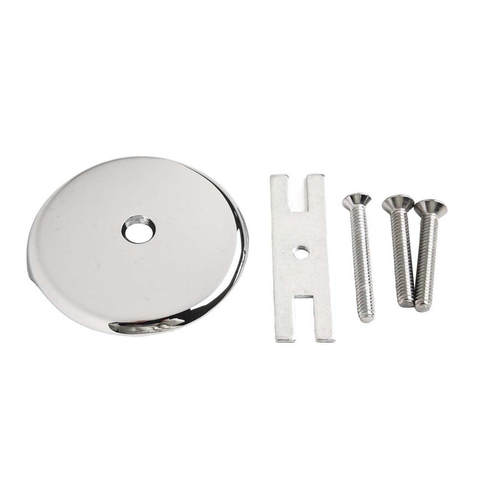 Replacement Bathtub Drain Overflow Panel with 3 Screws for Easy Install